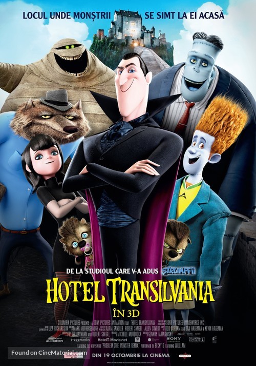 Hotel Transylvania - Romanian Movie Poster