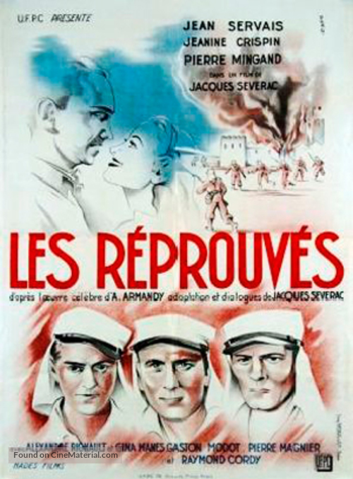 Les r&eacute;prouv&eacute;s - French Movie Poster