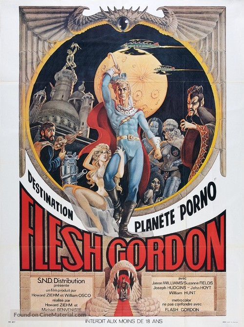 Flesh Gordon - French Movie Poster
