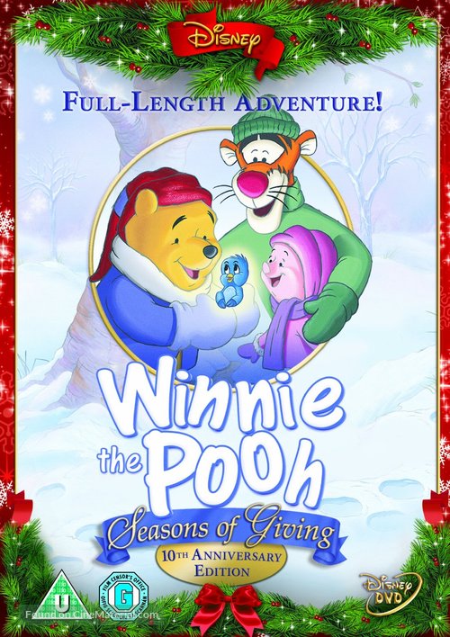 Winnie the Pooh: Seasons of Giving - British DVD movie cover