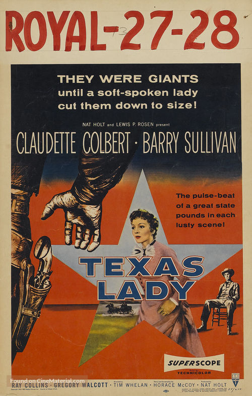 Texas Lady - Movie Poster