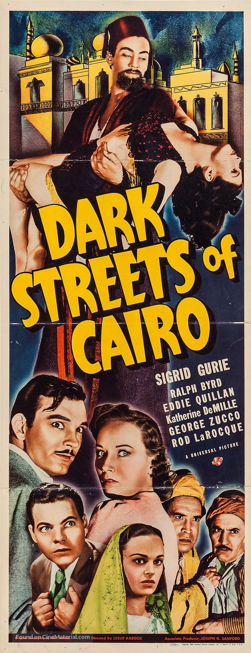 Dark Streets of Cairo - Movie Poster
