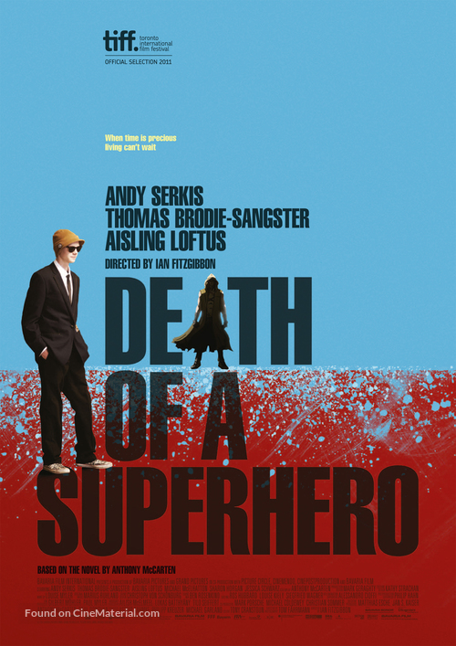 Death of a Superhero - British Movie Poster