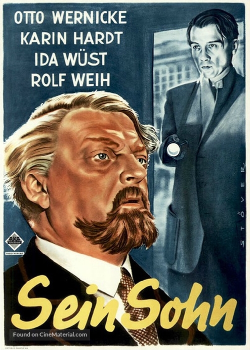 Sein Sohn - German Movie Poster