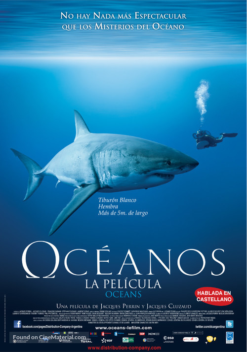 Oc&eacute;ans - Argentinian Movie Poster