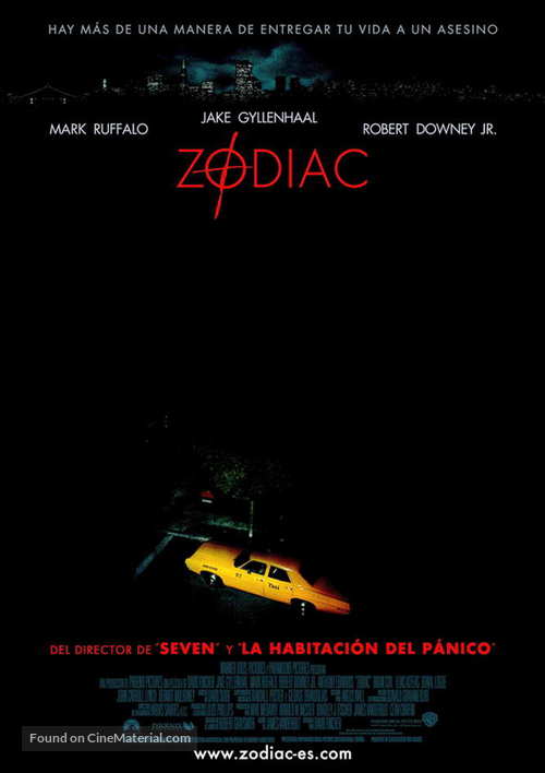 Zodiac - Spanish Movie Poster