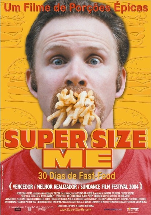 Super Size Me - Brazilian poster