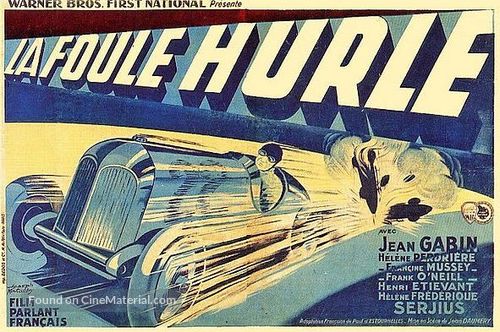 La foule hurle - French Movie Poster