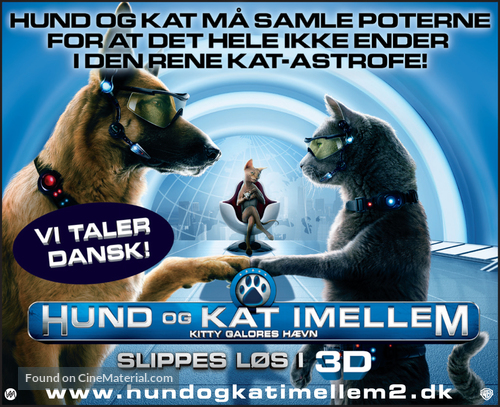 Cats &amp; Dogs: The Revenge of Kitty Galore - Danish Movie Poster