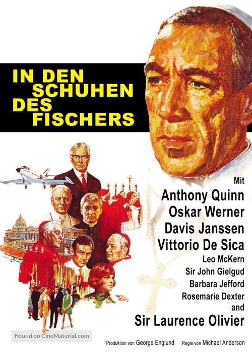 The Shoes of the Fisherman - German DVD movie cover