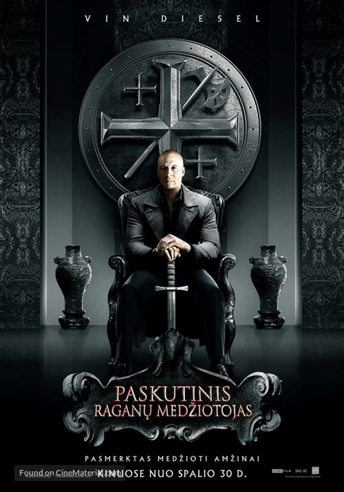 The Last Witch Hunter - Lithuanian Movie Poster