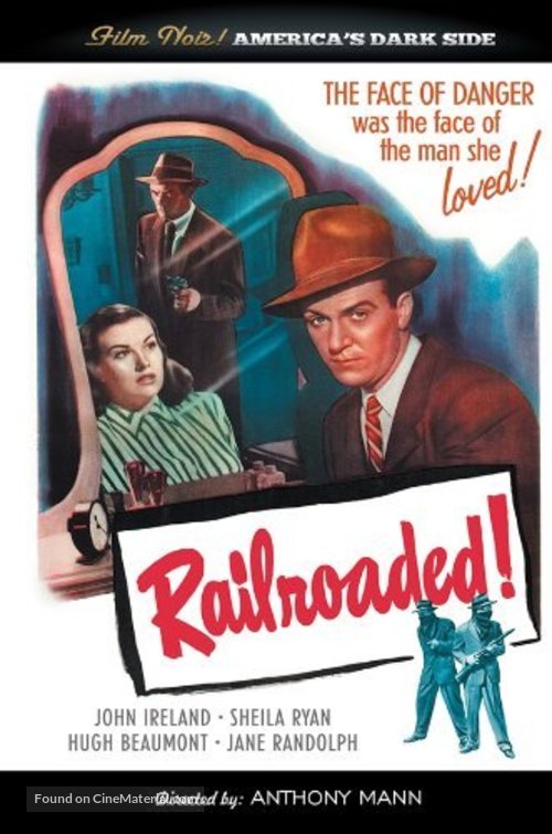 Railroaded! - British DVD movie cover