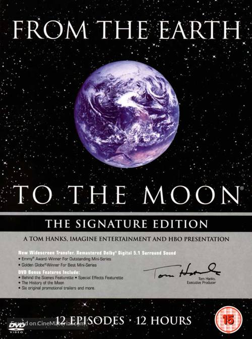 &quot;From the Earth to the Moon&quot; - British DVD movie cover