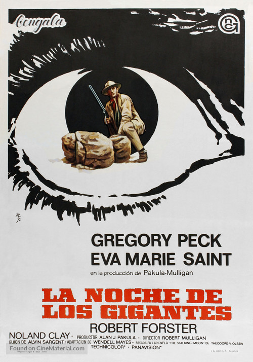 The Stalking Moon 1968 Spanish Movie Poster