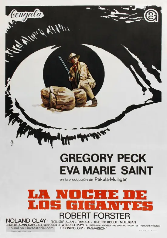 The Stalking Moon 1968 Spanish Movie Poster The Stalking Moon 1968 Spanish Movie Poster