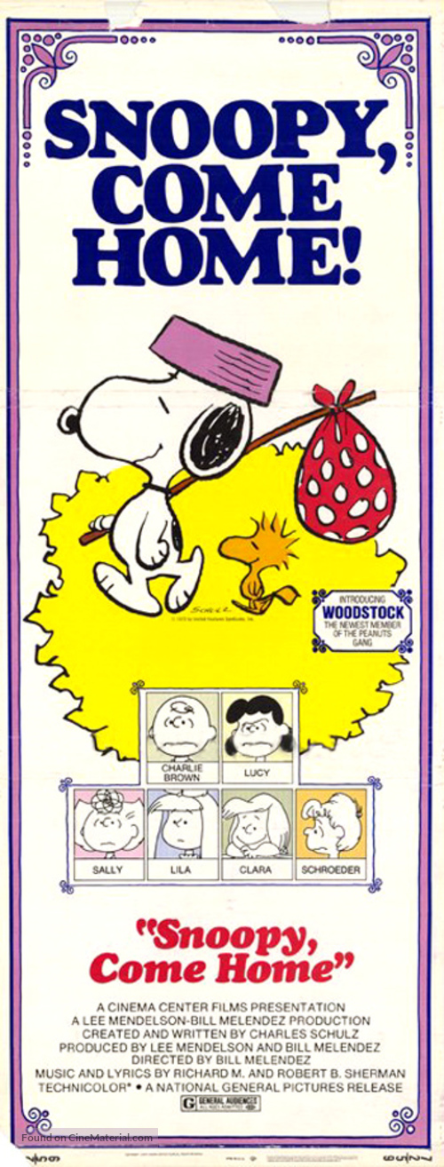 Snoopy Come Home - Movie Poster