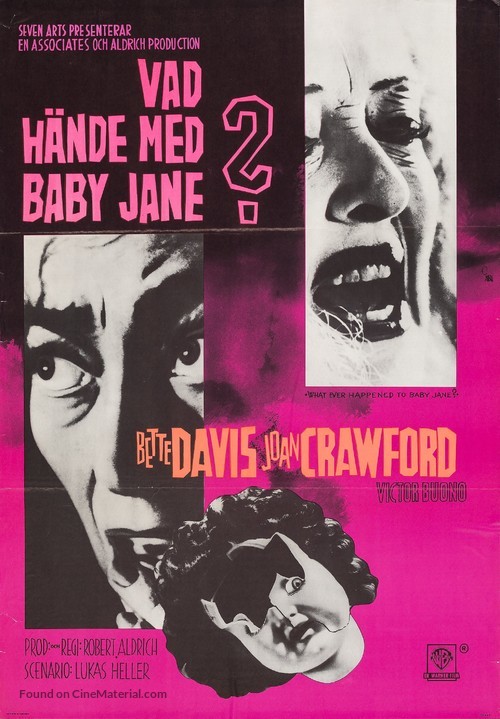 What Ever Happened to Baby Jane? - Swedish Movie Poster