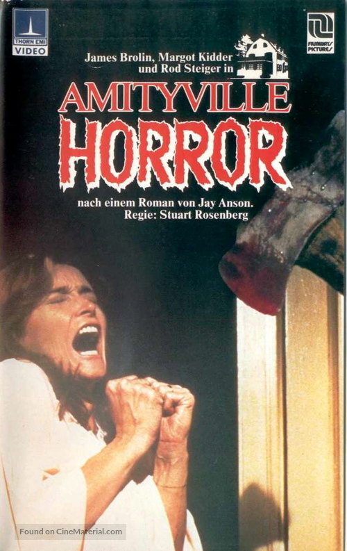 The Amityville Horror - German VHS movie cover