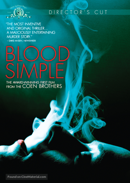 Blood Simple - DVD movie cover