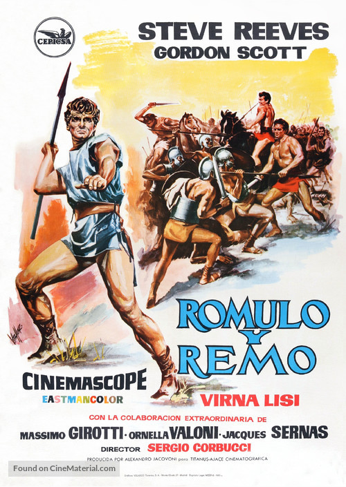 Romolo e Remo - Spanish Movie Poster