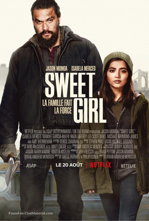 Sweet Girl - French Movie Poster