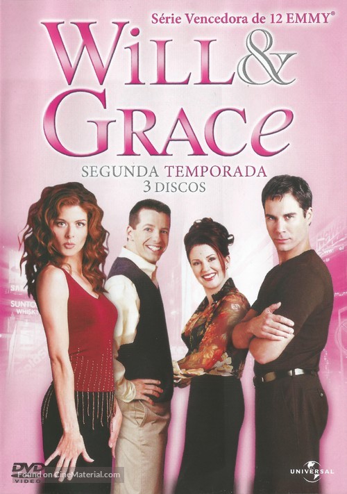 &quot;Will &amp; Grace&quot; - Brazilian DVD movie cover