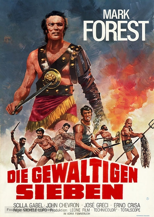 Maciste, il gladiatore pi&ugrave; forte del mondo - German Movie Poster