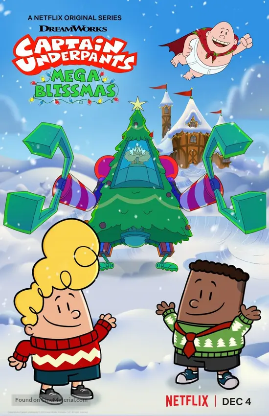 Captain Underpants: Mega Blissmas - Movie Poster