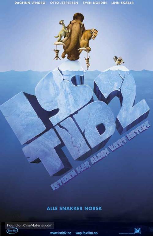 Ice Age: The Meltdown - Norwegian Movie Poster