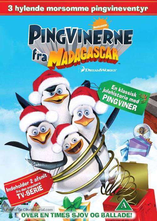The Madagascar Penguins in: A Christmas Caper - Danish DVD movie cover