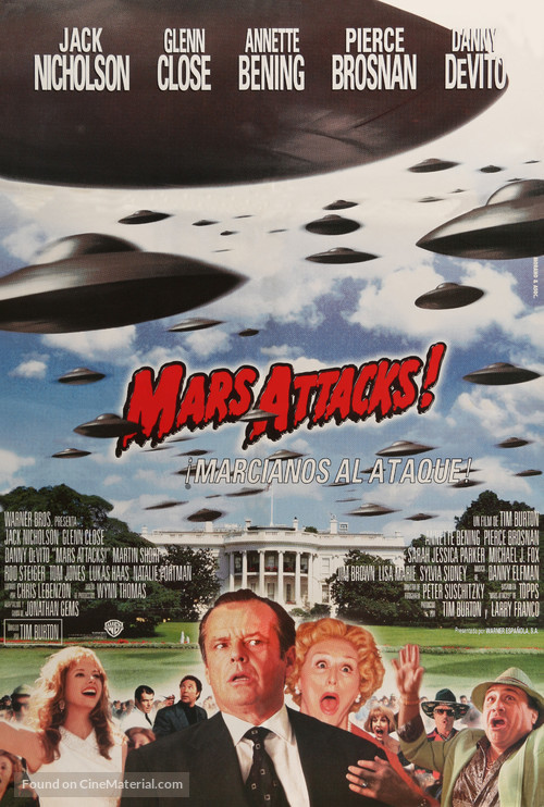 Mars Attacks! - Spanish Movie Poster