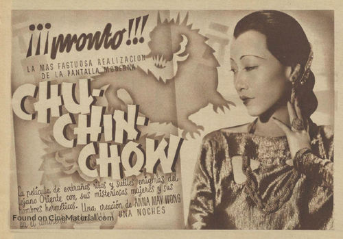 Chu Chin Chow - Spanish poster