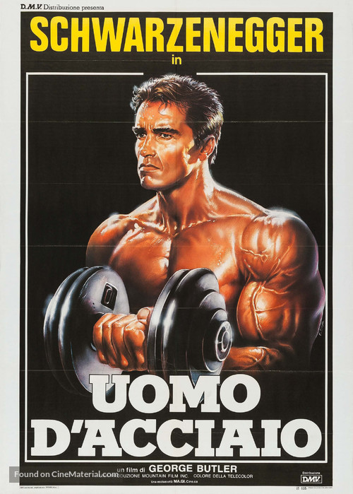 Pumping Iron - Italian Movie Poster