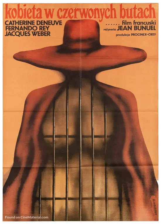 La femme aux bottes rouges - Polish Movie Poster