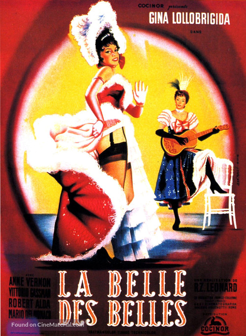 Donna pi&ugrave; bella del mondo, La - French Movie Poster