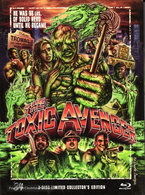 The Toxic Avenger - German Blu-Ray movie cover