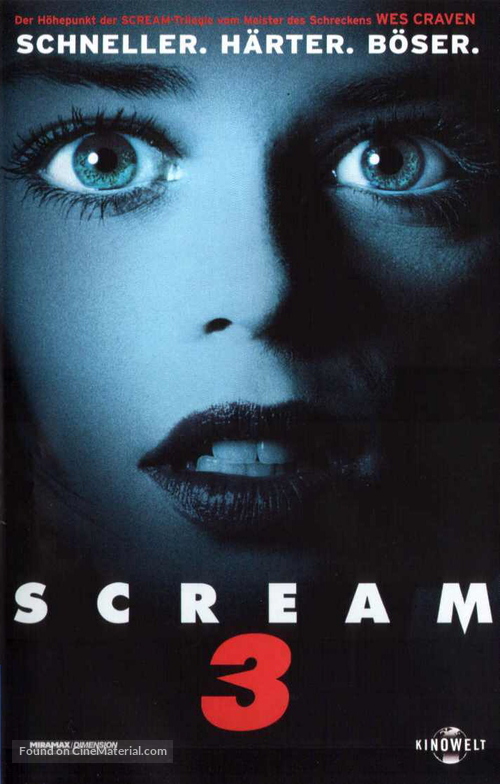 Scream 3 - German Movie Cover