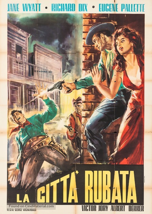 The Kansan - Italian Movie Poster