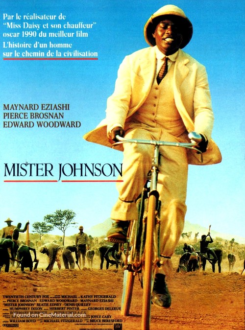 Mister Johnson - French Movie Poster