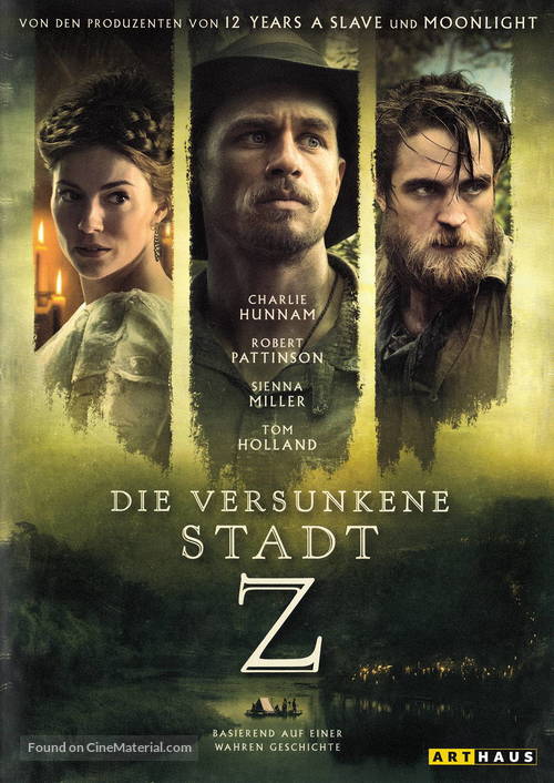 The Lost City of Z - German DVD movie cover