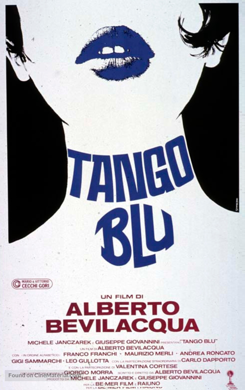 Tango blu - Italian Movie Poster