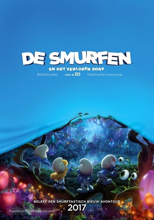 Smurfs: The Lost Village - Belgian Movie Poster