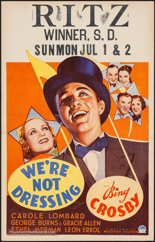 We&#039;re Not Dressing - Movie Poster
