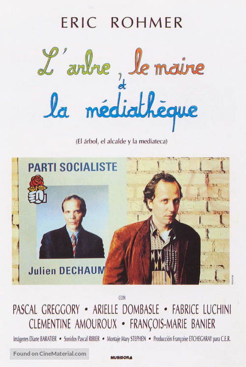 L&#039;arbre, le maire et la m&eacute;diath&egrave;que - Spanish Movie Poster