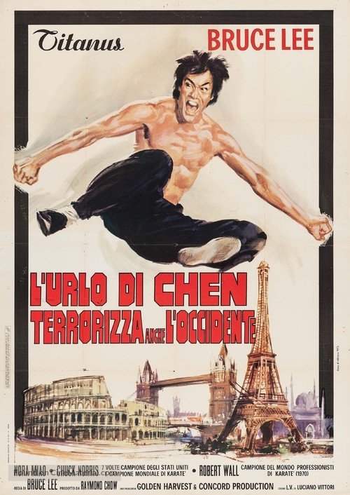 Meng long guo jiang - Italian Movie Poster
