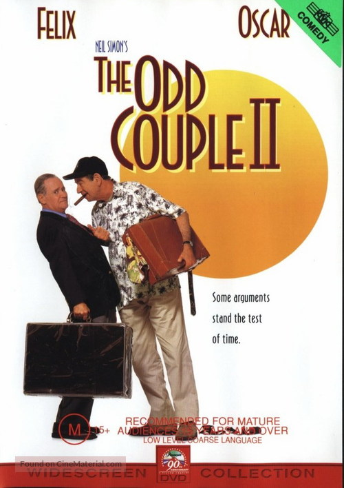 The Odd Couple II - Australian DVD movie cover