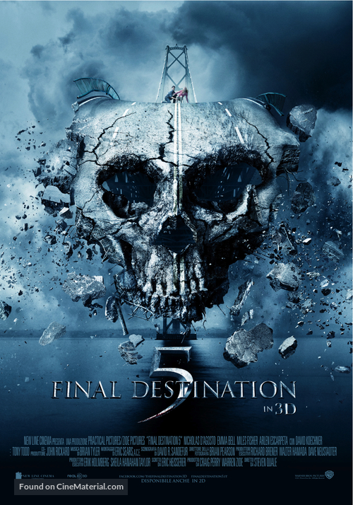 Final Destination 5 - Italian Movie Poster