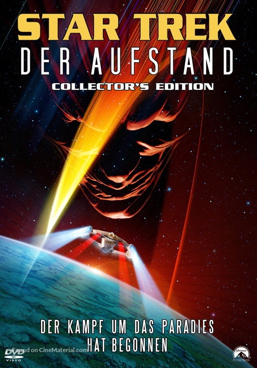 Star Trek: Insurrection - German DVD movie cover