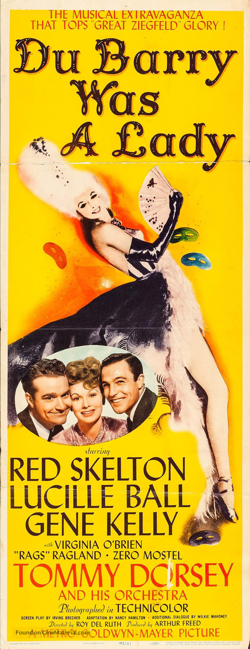 Du Barry Was a Lady - Movie Poster