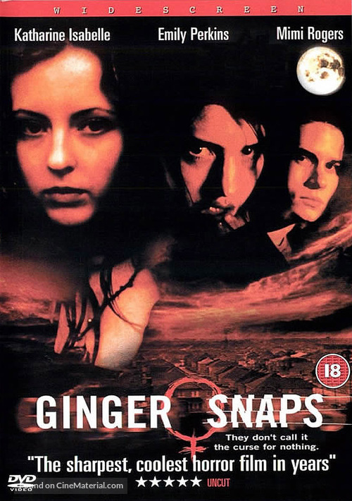 Ginger Snaps - British DVD movie cover